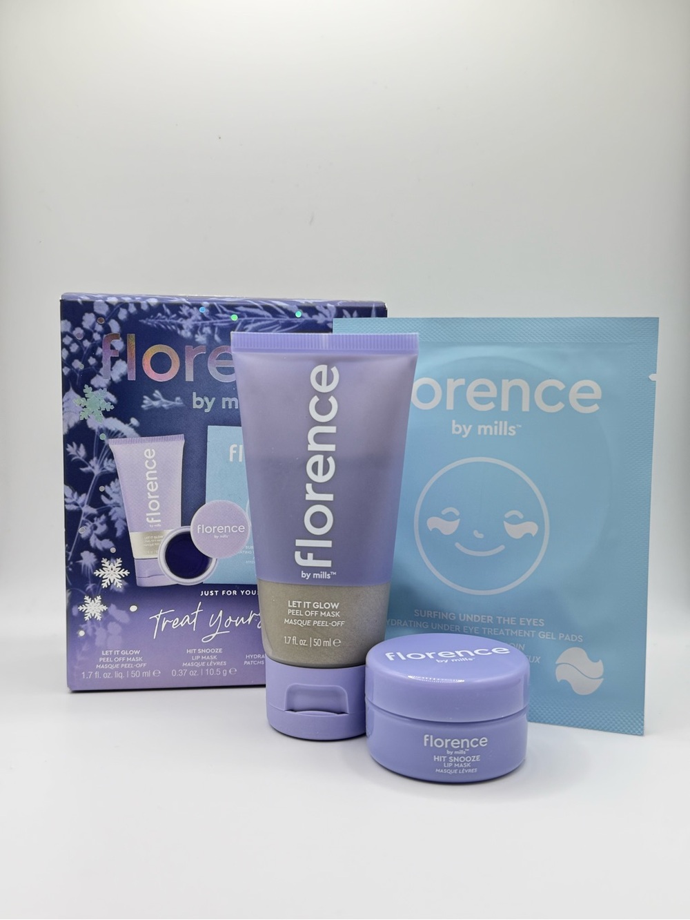 Florence by Mills Lavender Skincare Mask Trio - Hydrating & Glow